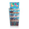 Colorful Floor Display Stand for Toys, POS Cardboard Display Shelves